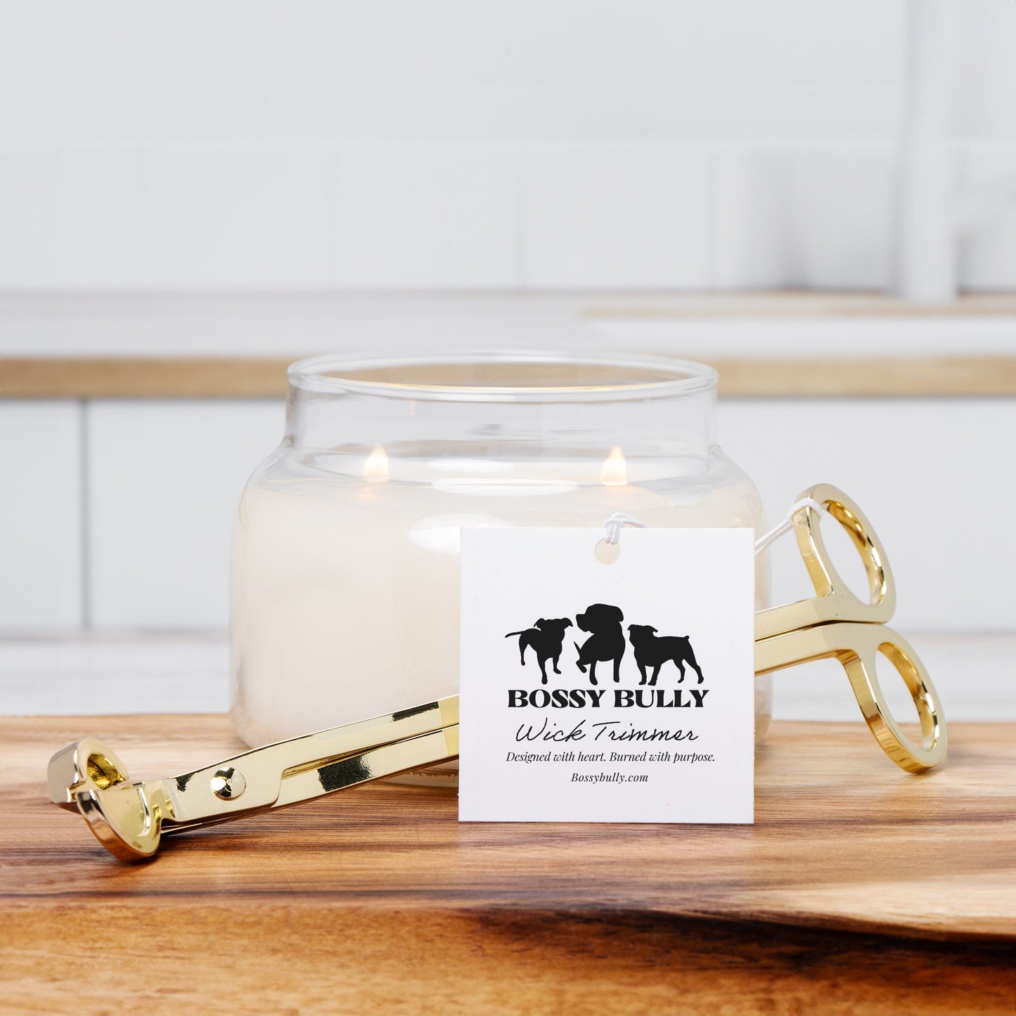 Bossy Bully Wick Trimmer | Luxury Candle Accessory