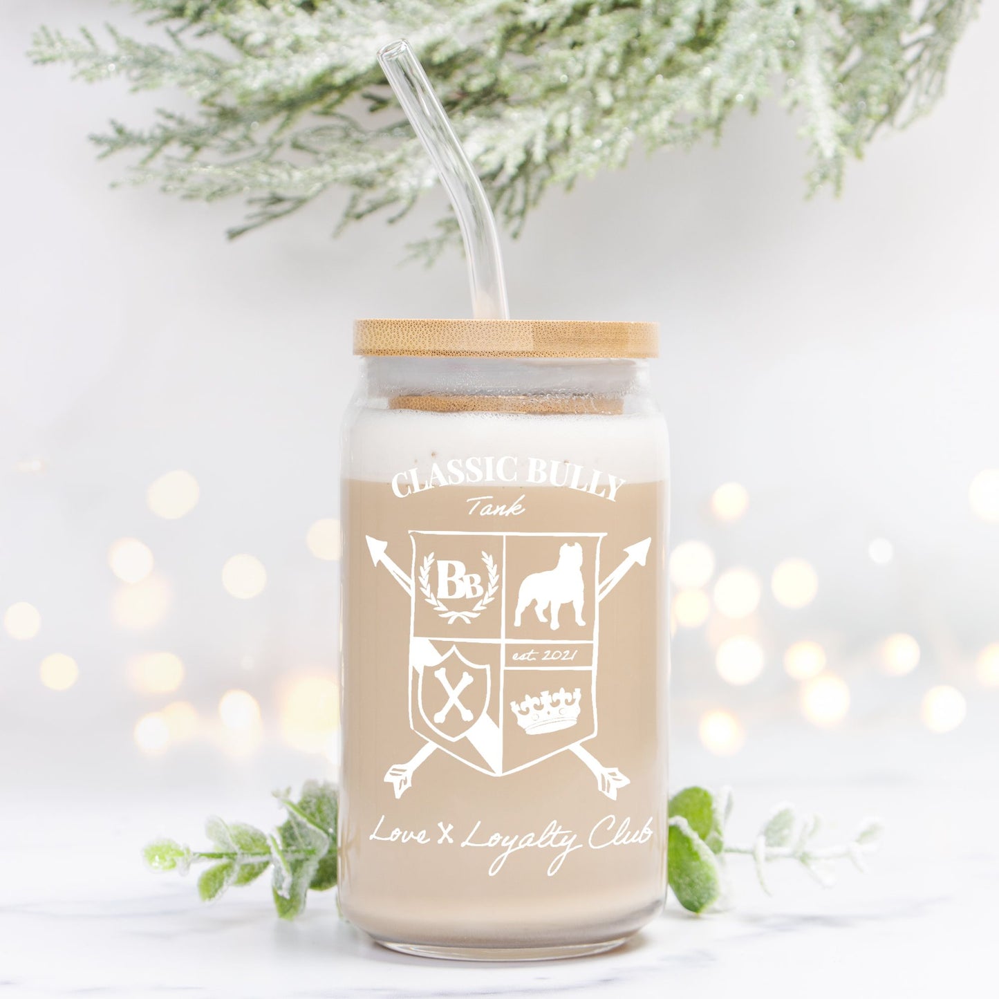 Classic Bully Glass Can 16oz