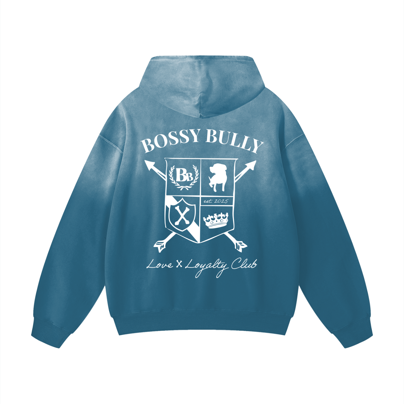 Bossy Bully Crest Oversized Hoodie