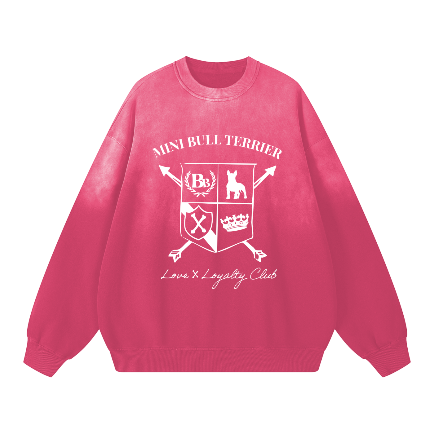Mini Bull Terrier Lover Heavyweight Sweatshirt