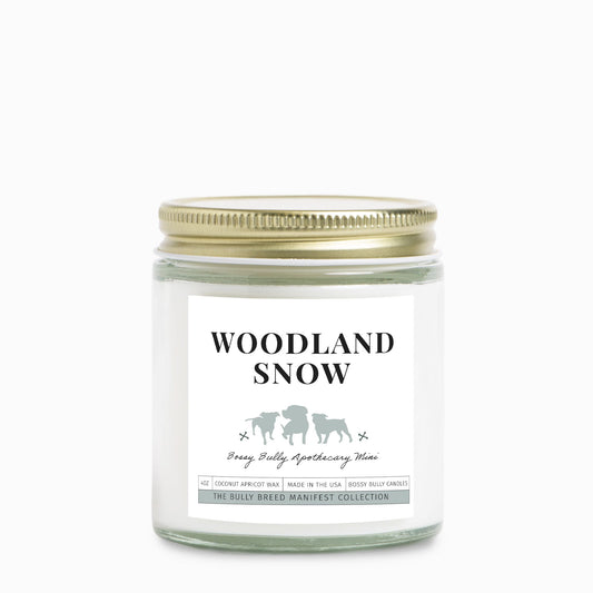Woodland Snow Candle | Winter Limited Edition | Apothecary Mini | 4oz