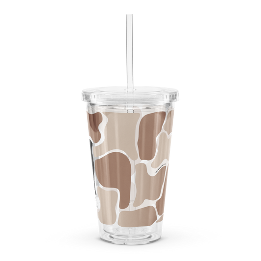Boerboel Caramel Camo Tumbler & Straw