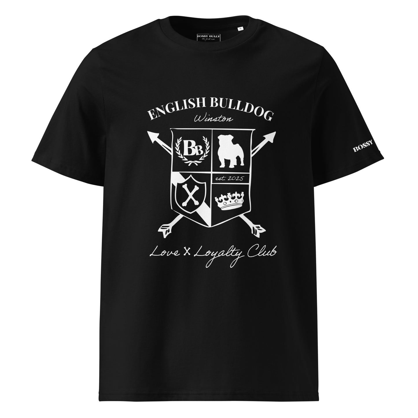 English Bulldog Lover Shirt | Personalized Heritage Crest T-Shirt Gift