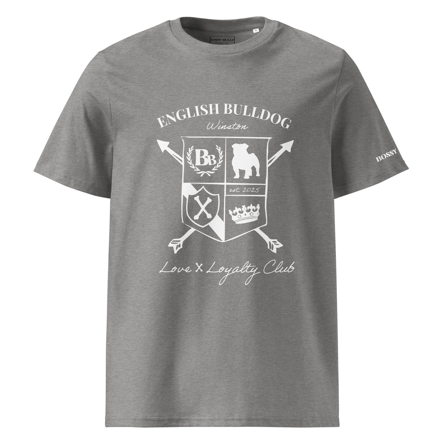 English Bulldog Lover Shirt | Personalized Heritage Crest T-Shirt Gift