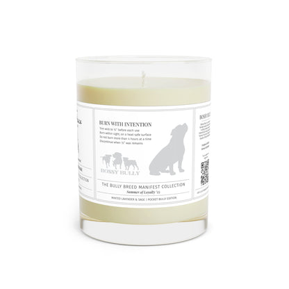 Pocket Bully Candle Trio | Fig & Fierce, Pocket Peace, Oceanheart | 11oz Soy Wax Scented Candle | The Bully Breed Manifest Collection