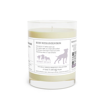Minted Lavender & Sage Soy Candle | Relaxing Aromatherapy Candle for Dog Lovers
