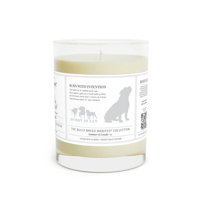 Pocket Bully Candle Trio | Fig & Fierce, Pocket Peace, Oceanheart | 11oz Soy Wax Scented Candle | The Bully Breed Manifest Collection