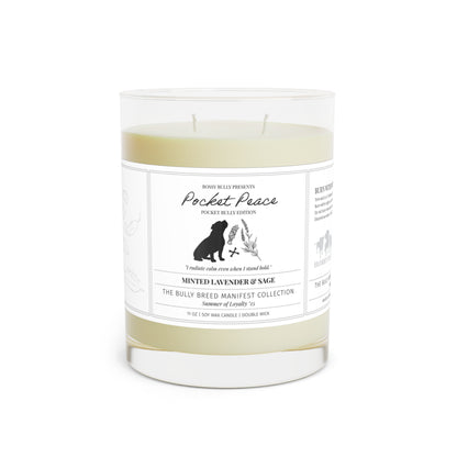 Pocket Bully Candle Trio | Fig & Fierce, Pocket Peace, Oceanheart | 11oz Soy Wax Scented Candle | The Bully Breed Manifest Collection