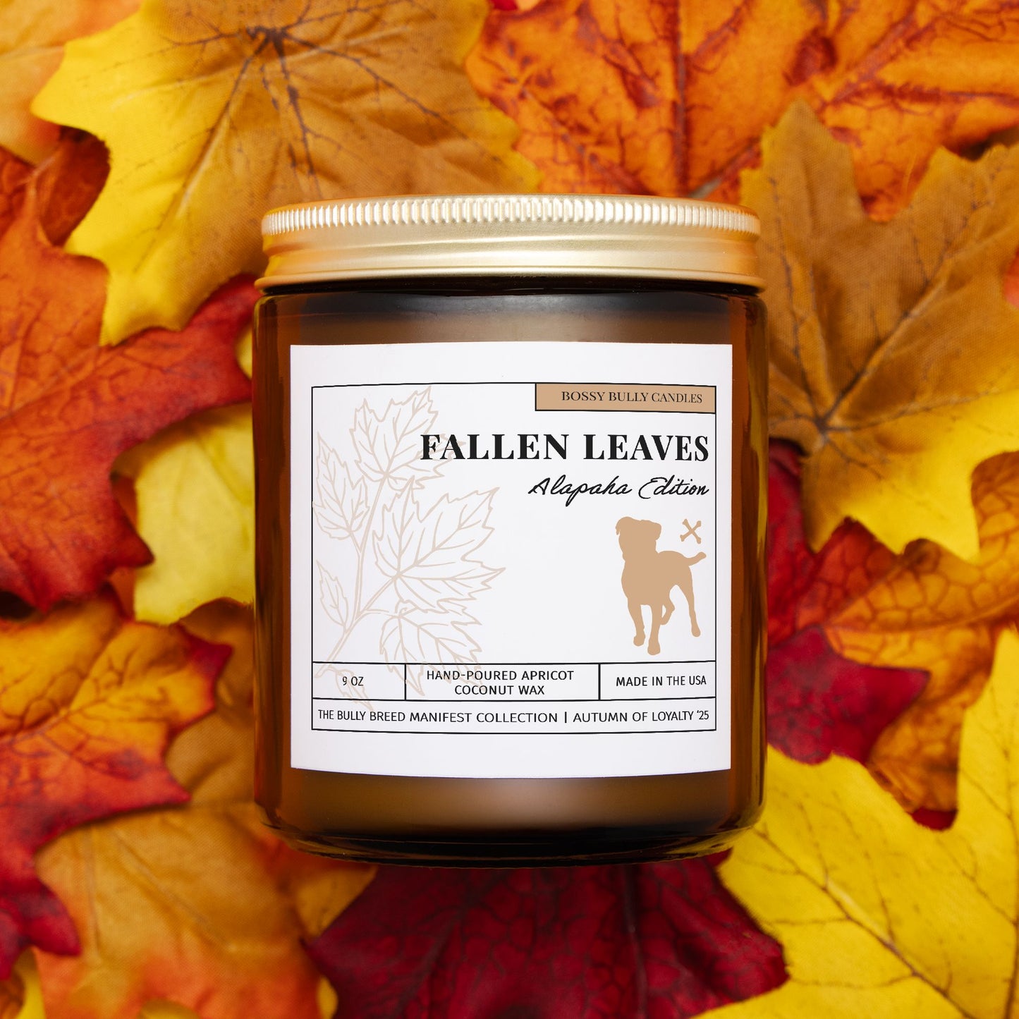 Fallen Leaves Candle | Alapaha Edition | Amber Jar 9oz