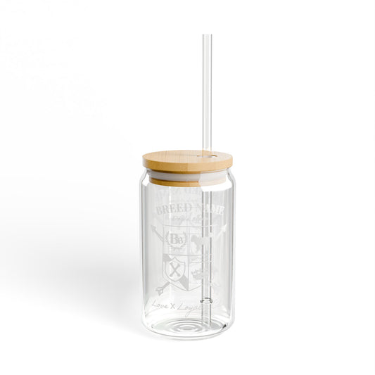 Custom Heritage Crest Glass Can – 16oz | Limited Release for Any Breed