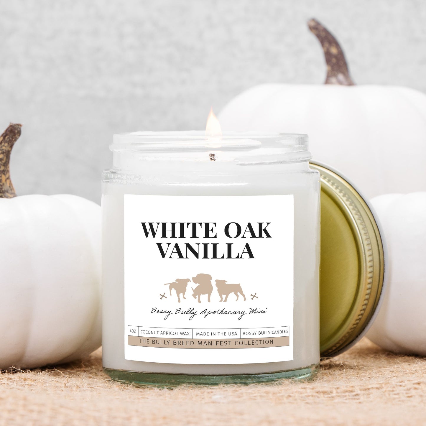 White Oak Vanilla Candle | Apothecary Mini | 4oz