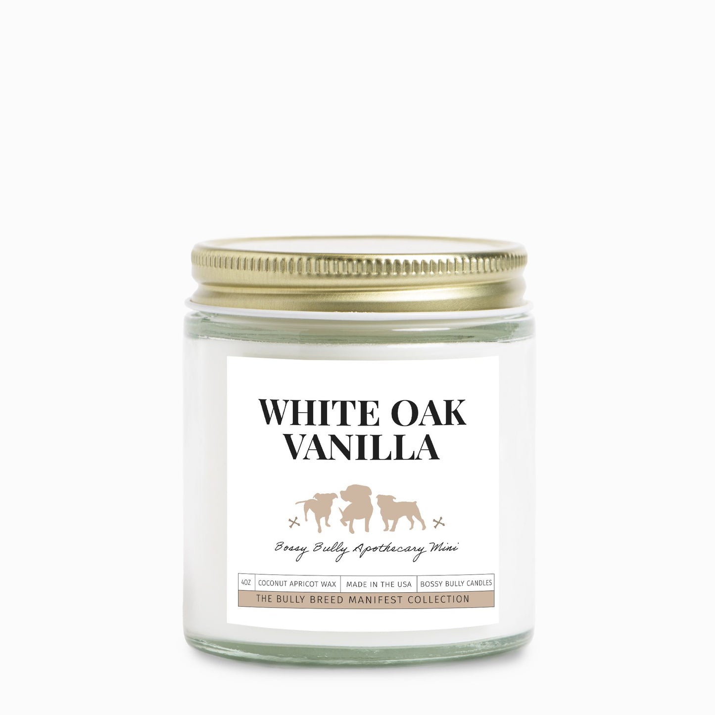 White Oak Vanilla Candle | Apothecary Mini | 4oz