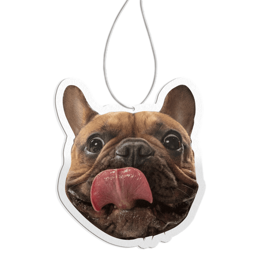 Personalized Pet Photo Car Air Freshener | Custom Shaped