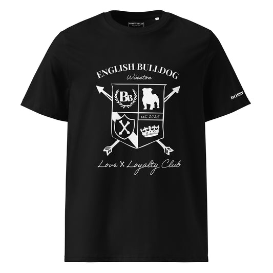 English Bulldog Lover Shirt | Personalized Heritage Crest T-Shirt Gift