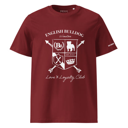 English Bulldog Lover Shirt | Personalized Heritage Crest T-Shirt Gift