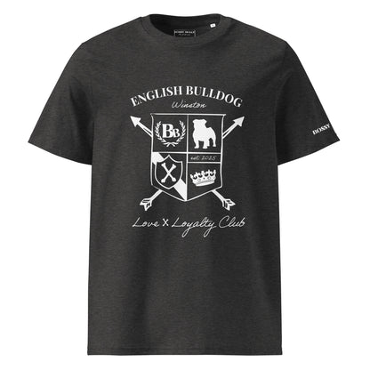 English Bulldog Lover Shirt | Personalized Heritage Crest T-Shirt Gift