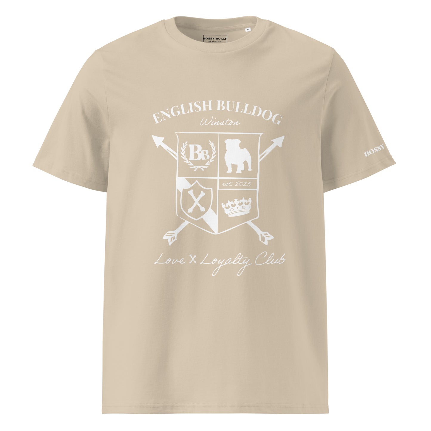 English Bulldog Lover Shirt | Personalized Heritage Crest T-Shirt Gift