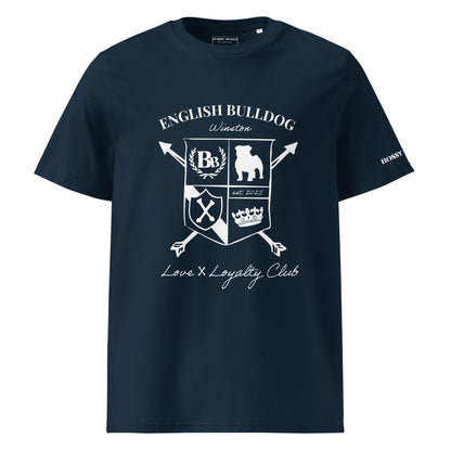 English Bulldog Lover Shirt | Personalized Heritage Crest T-Shirt Gift