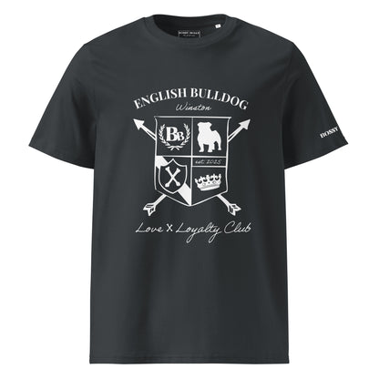 English Bulldog Lover Shirt | Personalized Heritage Crest T-Shirt Gift