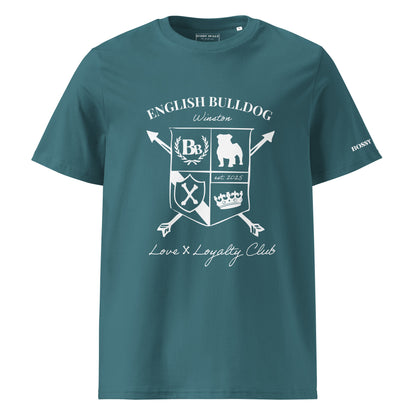 English Bulldog Lover Shirt | Personalized Heritage Crest T-Shirt Gift